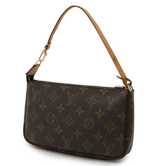 LOUIS VUITTON Brown Monogram Pochette Pouch - Picture 3 of 8